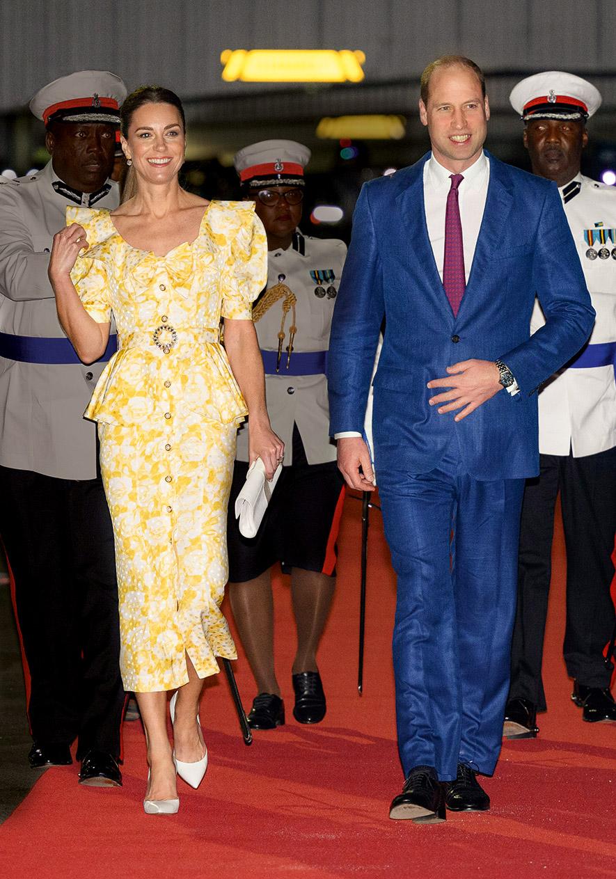 Księżna Kate w sukience projektu Alessandry Rich (Fot. Getty Images)