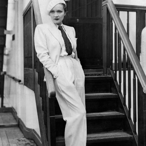 Marlena Dietrich nosiła garnitury jak nikt. (Fot. Getty Images)