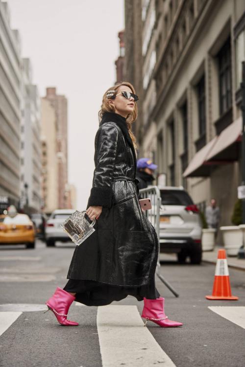  Nowy Jork, Street Fashion (Fot. Imaxtree)