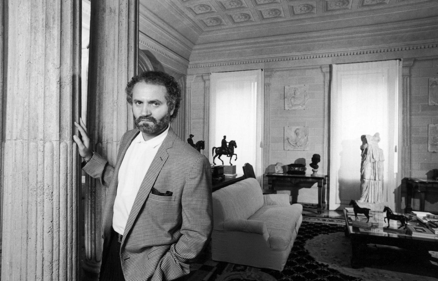Gianni Versace, wrzesień 1986 roku (Fot. David Lees/ Chronicle Collection/ Getty Images)