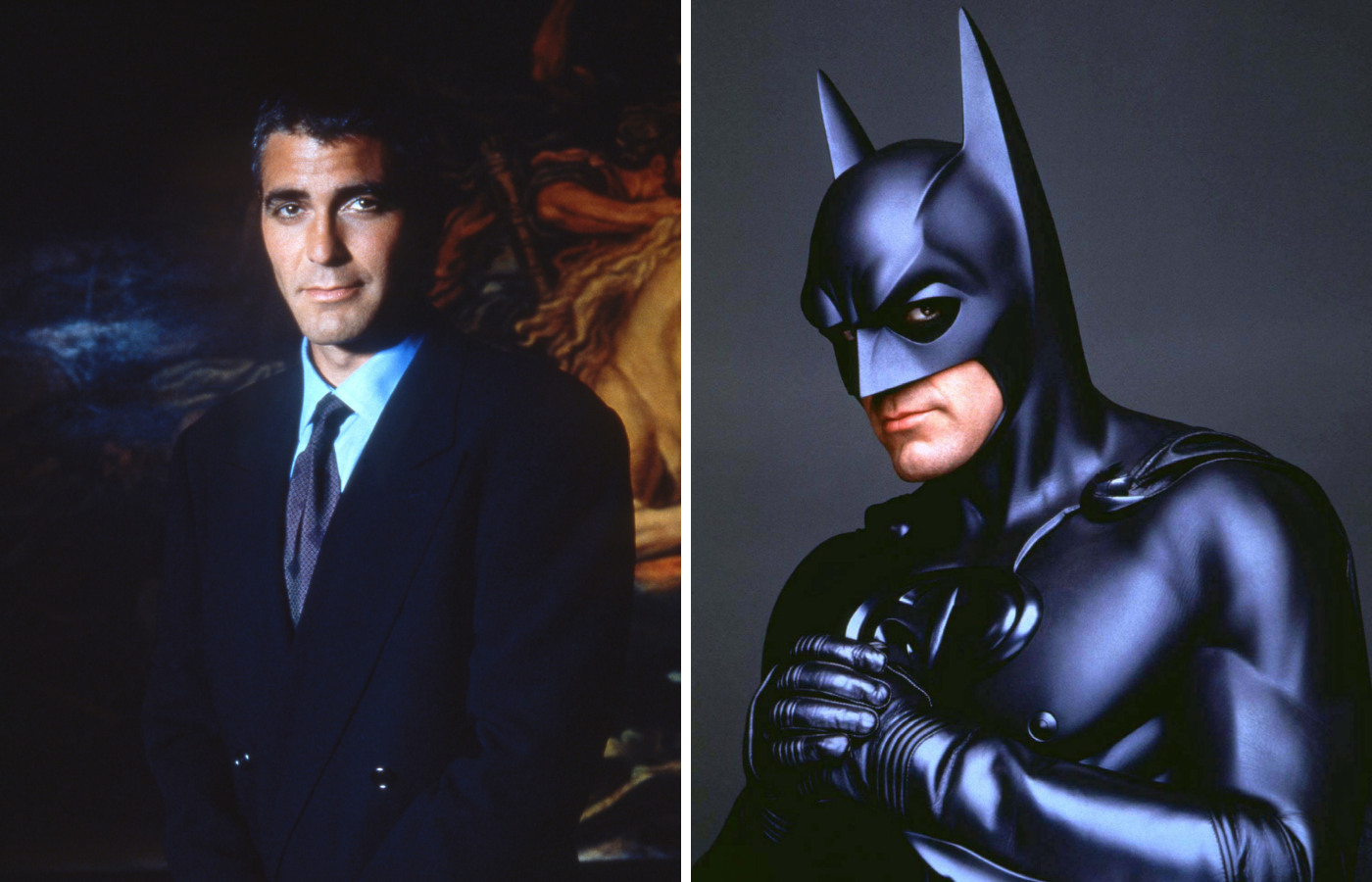 George Clooney w filmie „Batman i Robin” z 1997 roku (Fot. Bridgeman Images – RDA/Forum, Film Stills/Forum)