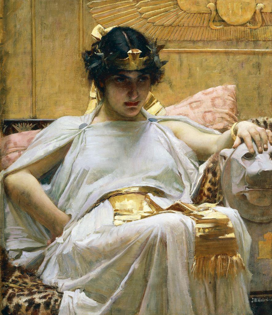 John William Waterhouse, „Kleopatra” (1888) (Fot. DeAgostini/Getty Images)