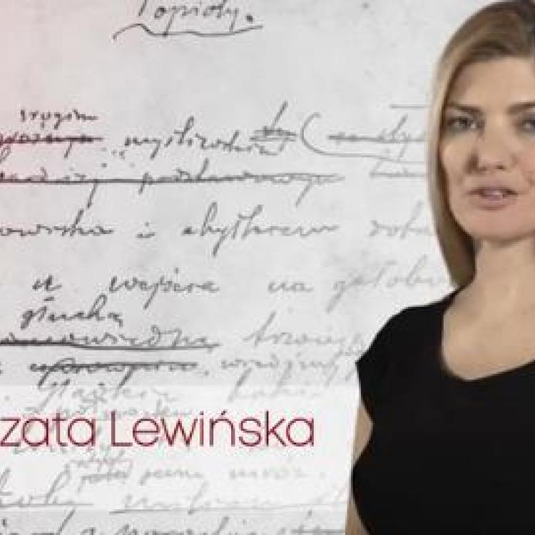 You Tube/ Małgorzata Lewińska o Stefanie Żeromskim / Polak Wszech Czasów 