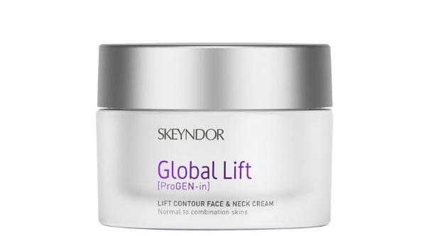 Skeyndor Global Lift – Lift Contour Face and Neck Cream Dry Skin – krem do twarzy i szyi, (cosibella.pl, www.novabeauty.pl)