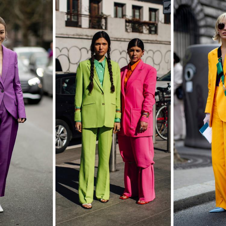 Tej wiosny zapanuje totalne szaleństwo, jeśli chodzi o damskie garnitury w odważnych kolorach. (Fot. Imaxtree)