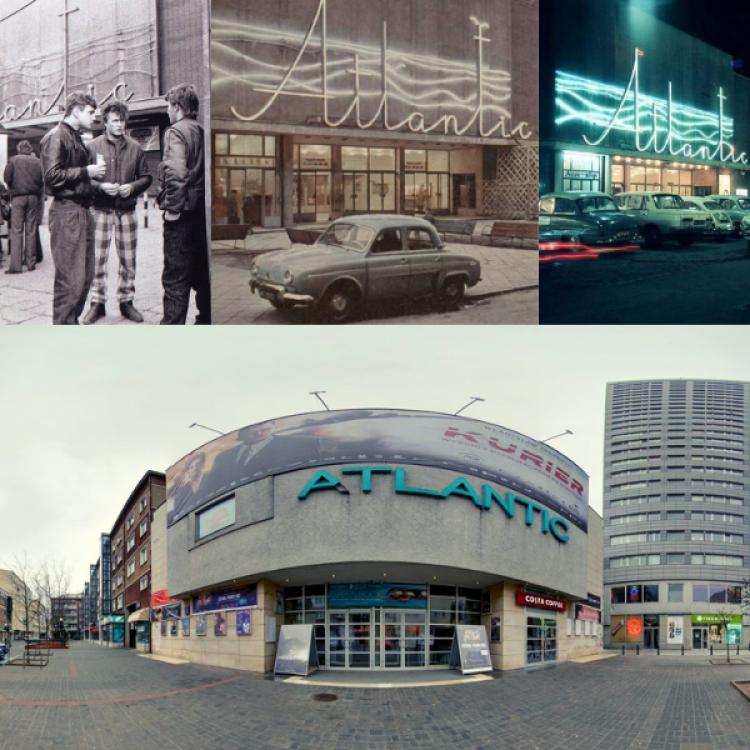 Kino Atlantic kiedyś i dziś, fot. materiały kina Atlantic 
