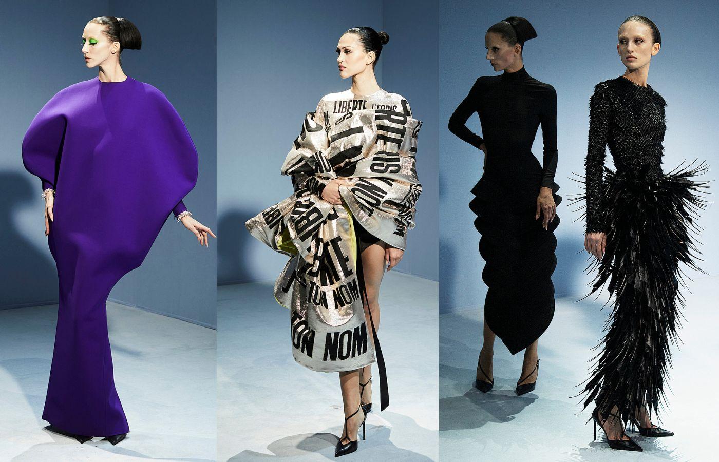 Kolekcja haute couture domu mody Jean Paul Gaultier na wiosnę 2023 (Fot. Spotlight. Launchmetrics/Agencja FREE)