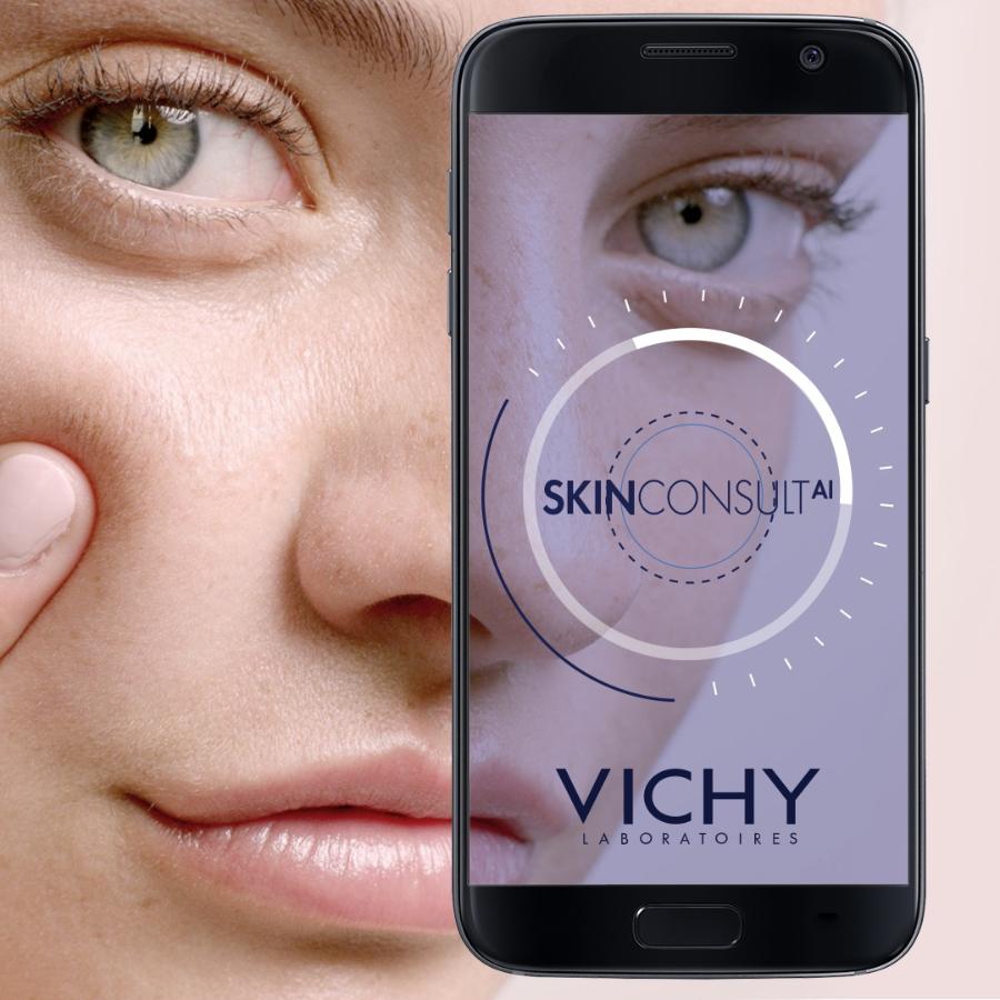  Vichy, marka nr 1 w pielęgnacji anti-ageing w aptekach w Europie, przedstawia algorytm sztucznej inteligencji stworzony z dermatologami, diagnozujący oznaki starzenia się skóry. (Fot. materiały prasowe)