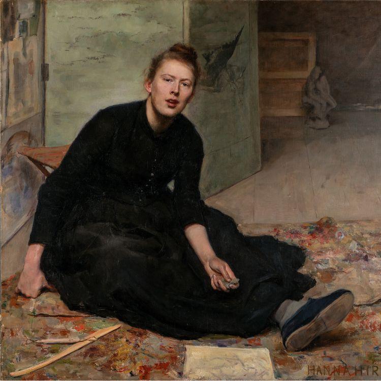 Hanna Hirsch-Pauli (Szwecja), „Venny Soldan-Brofeldt, artystka”, 1886–1887 (Fot. materiały prasowe)