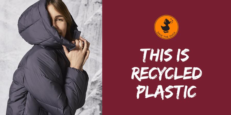  Save the Duck Używa plastikowych butelek z recyklingu do wytwarzania zaawansowanych technologicznie materiałów. (Fot. materiały prasowe)