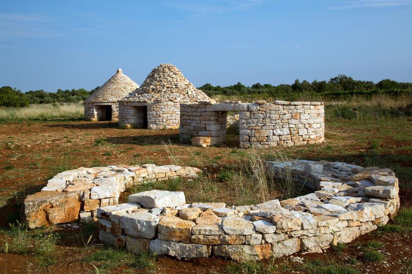 </a> Cztery etapy budowy tradycyjnych domów Istrii; fot. 123rf