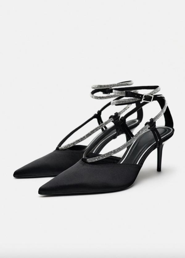 Wygodne sylwestrowe buty na obcasie – projekt Zara (Mat. prasowe Zara)