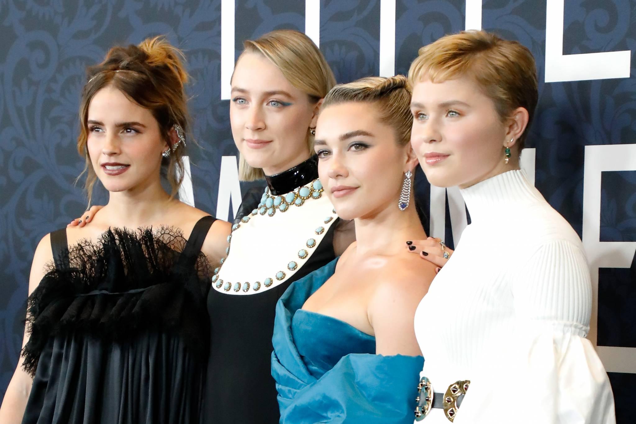  Emma Watson, Saoirse Ronan, Florence Pugh i Eliza Scanlen podczas premiery \