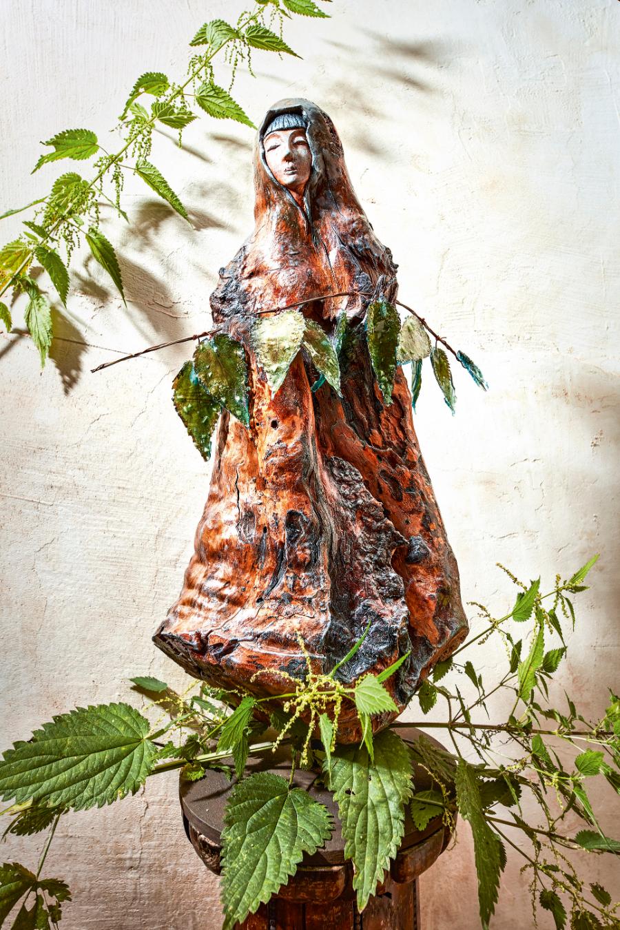O figurce Madonny z ziołami autorstwa Marthy Mulawy pisała Olga Tokarczuk w opowiadaniu „Bardo. Szopka”. (Fot. Łukasz Gawroński)