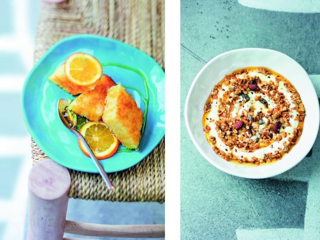  Od lewej: Portokalopita; Deser z jogurtu (Fot. Valerie lhomme/East News)