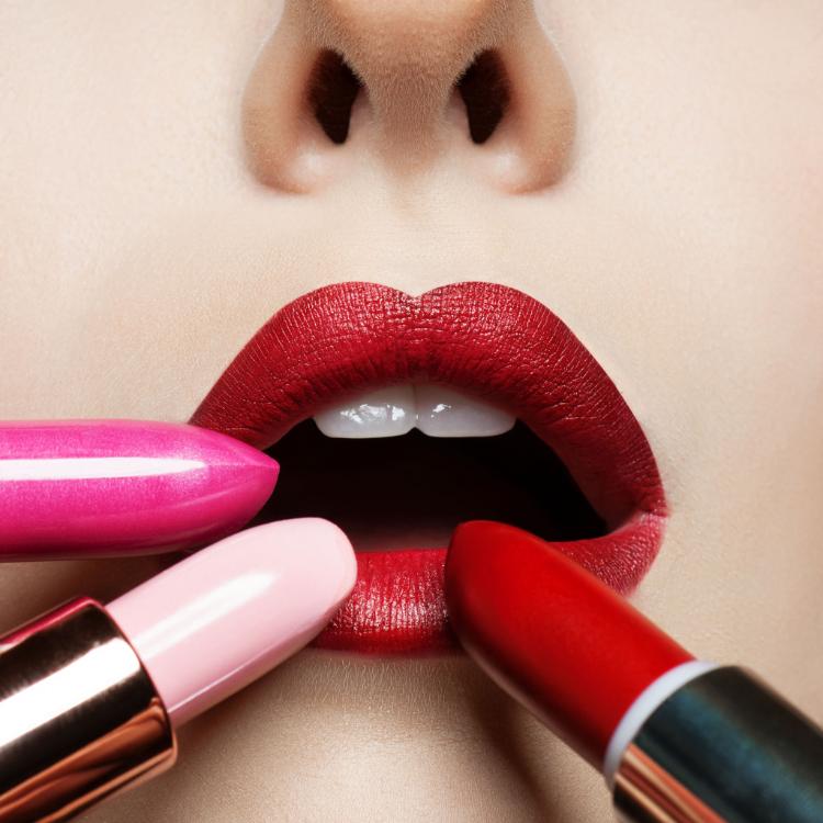 45079246 - sexy lips. beauty red lip makeup detail. beautiful make-up closeup. sensual open mouth. lipstick or lipgloss. kiss. beauty model woman's face close-up. valentine kiss