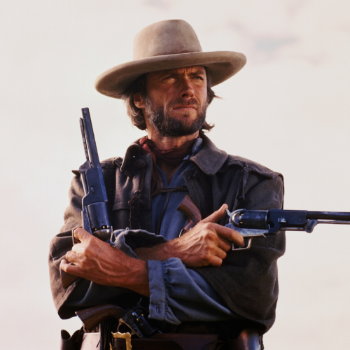 Clint Eastwood zagrał w wielu znaczących produkcjach filmowych. Na zdjęciu: Clint Eastwood w filmie „Wyjęty spod prawa Josey Wales” (Fot. Brettmann/Getty Images)