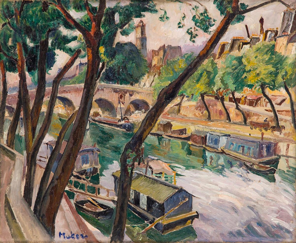 Mela Muter, „Widok na Sekwanę i Pont Marie w Paryżu”, lata 20. XX w