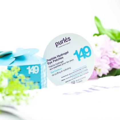  Purles 149 - peptydowe hydrożelowe płatki pod oczy dla skóry zmęczonej (fot. materiały prasowe marki Purles)