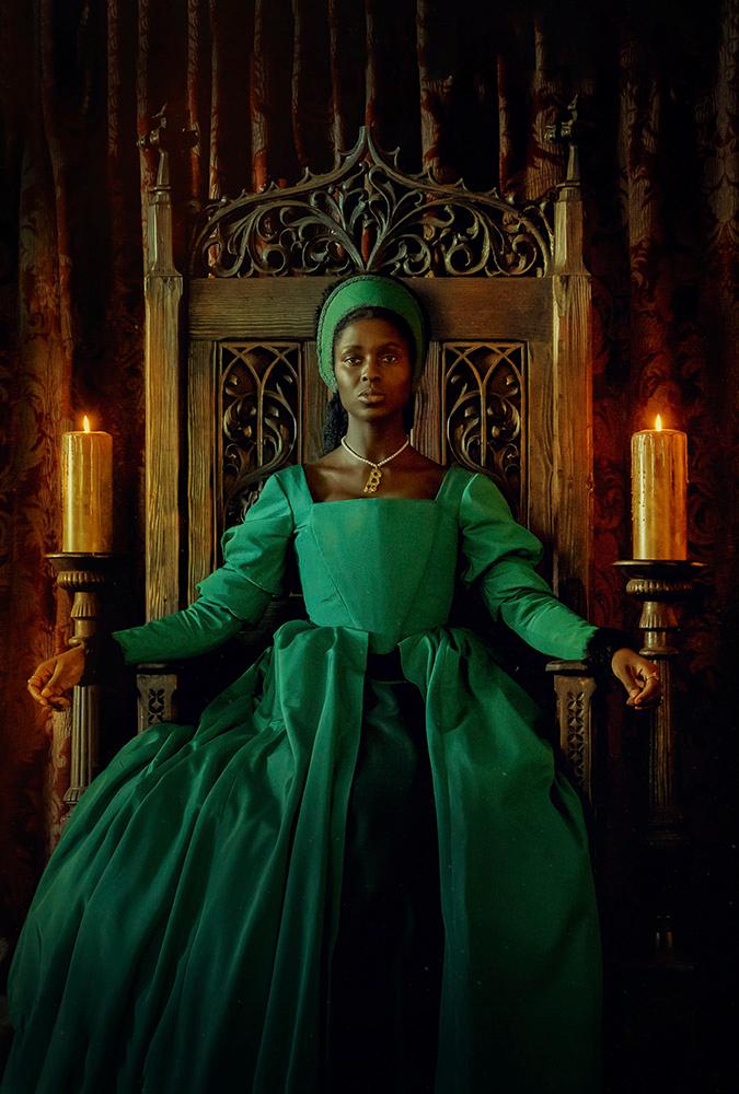 Jodie Turner-Smith w roli Anny Boleyn.(Fot. materiały prasowe Canal Plus)