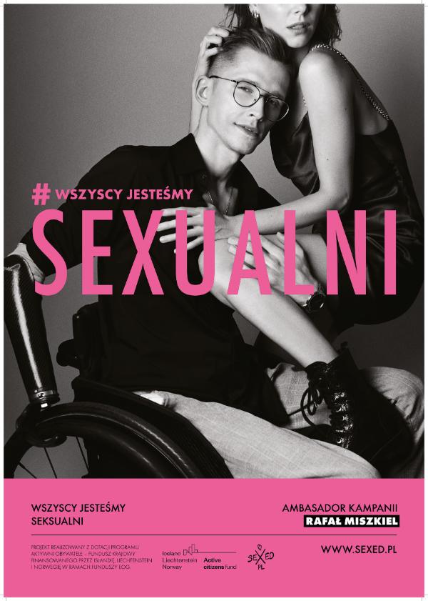 Na zdjęciu Rafał Miszkiel, ambasador kampanii „Wszyscy jesteśmy seksualni”