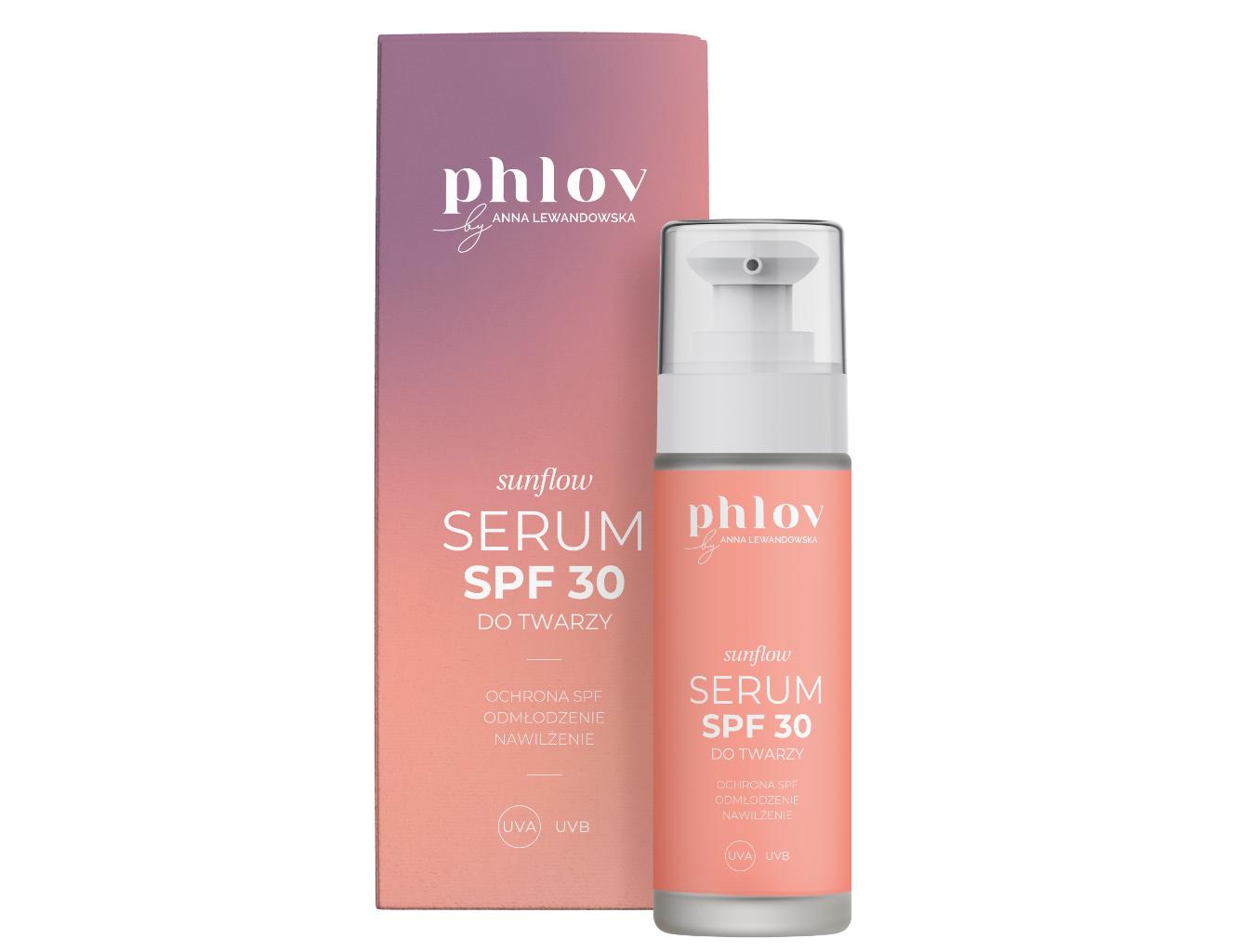Phlov, SunFlow, serum SPF 30