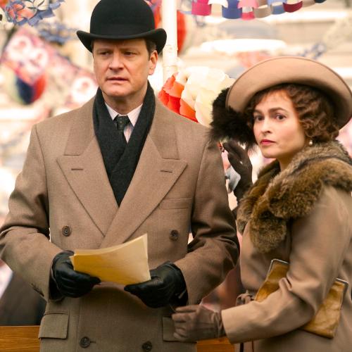 Colin Firth jako Król Jerzy VI oraz Helena Bonham Carter jako Królowa Elżbieta w filmie „Jak zostać królem” (Fot. materiały prasowe)