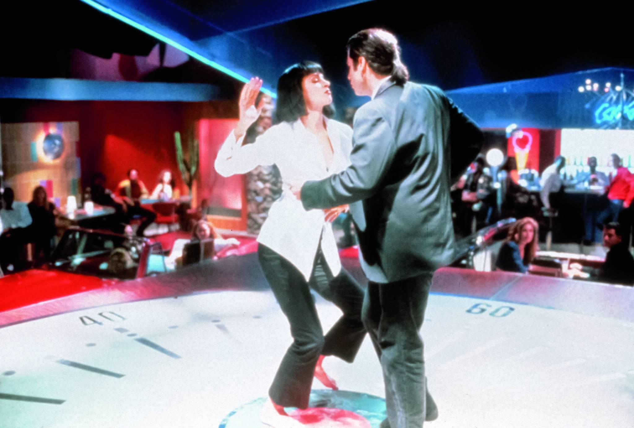 Uma Thurman i John Travolta w niezapomnianej scenie z „Pulp Fiction” Quentina Tarantino (Fot. BEW Photo)