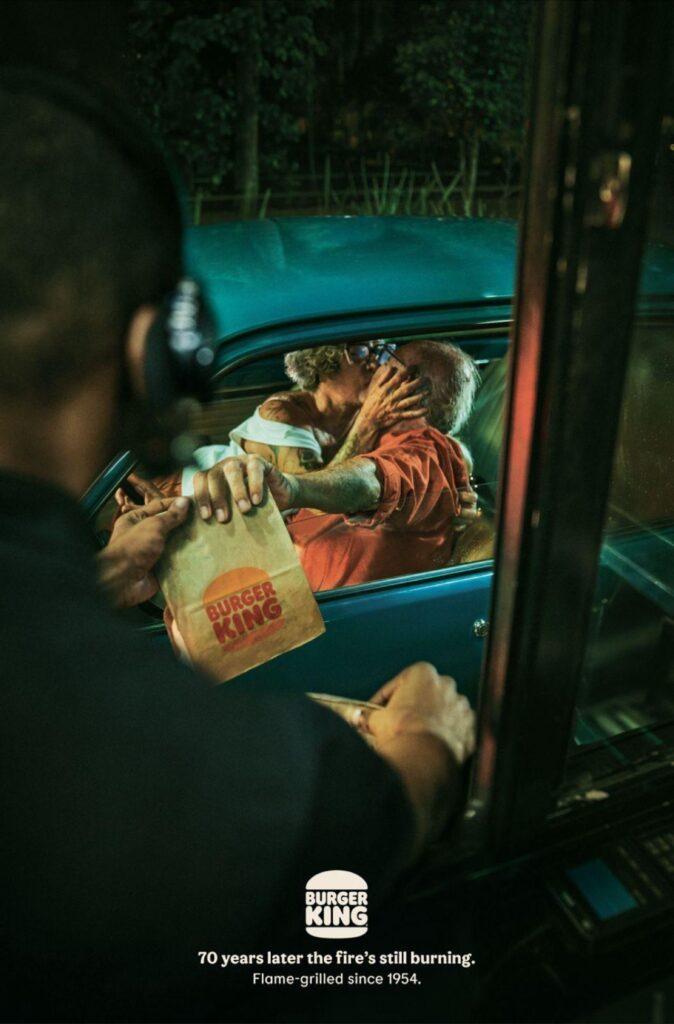 Kampania reklamowa Burger King „70 years later the fire's still burning” (Fot. Guy Aroch/Room23; Trans Company)