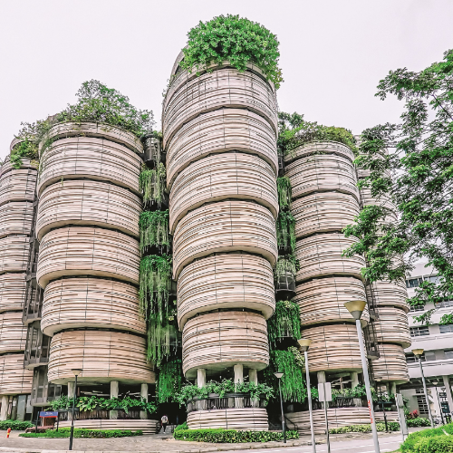 Singapur planuje stać się centrum zielonej energii w Azji, na zdjęciu budynki uniwersyteckie. (Fot. iStock)