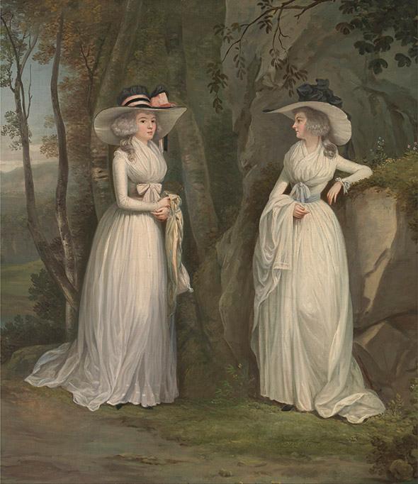 Alexander Nasmyth „Eleanor and Margaret Ross” 1790, Yale Center for British Art, Paul Mellon Collection