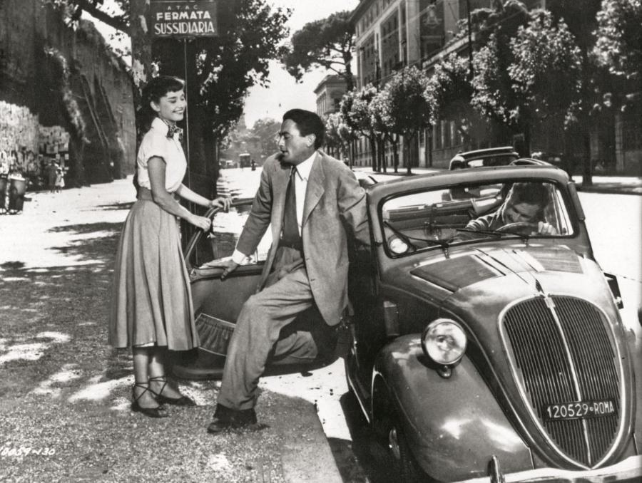 „Rzymskie wakacje” – Audrey Hepburn i Gregory Peck jako Księżniczka Anna i Joe Bradley (Fot. BEW Photo)