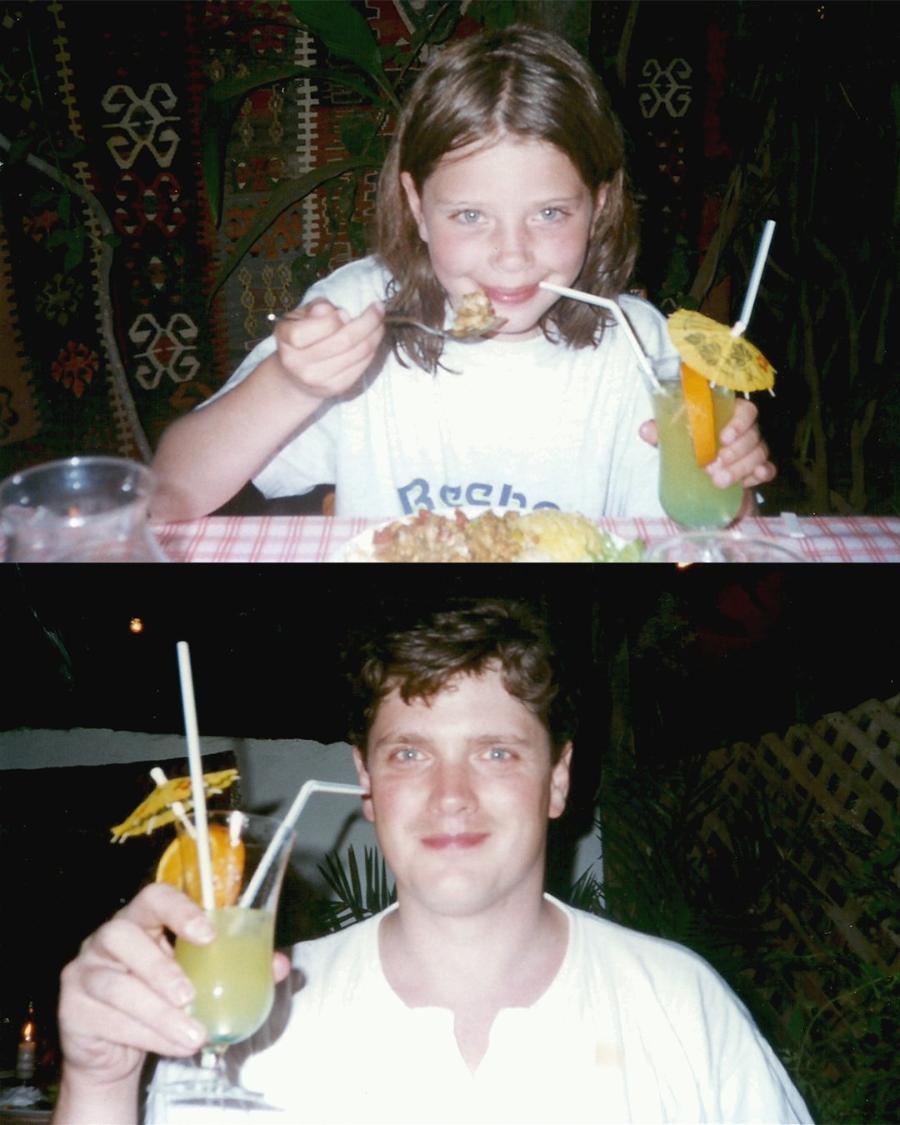 11-letnia reżyserka Charlotte Wells na wakacjach ze swoim ojcem pod koniec lat 90. (Fot. materiały prasowe)