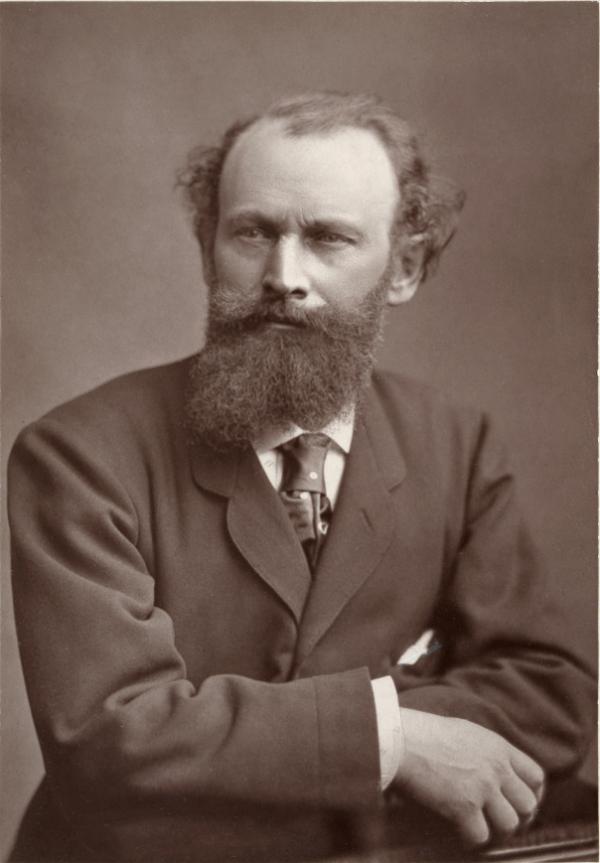 Édouard Manet (ok. 1876 ). Portret Édouarda Maneta wykonany we francuskiej firmie wydawniczej Gaupil & Cie