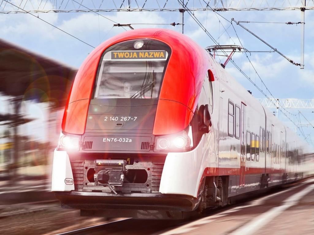  WOŚP 2021 - pociąg z nazwą nadaną przez zwycięzcę licytacji WOŚP będzie kursował w Wielkopolsce.(Fot. materiały prasowe)