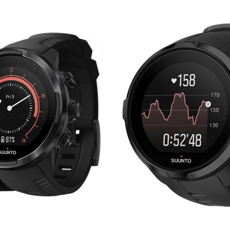 Po lewej: Zegarek Suunto 9 Baro Black + HR. Po prawej: Zegarek Suunto Spartan Sport HR Wrist All Black (materiały prasowe Suunto)