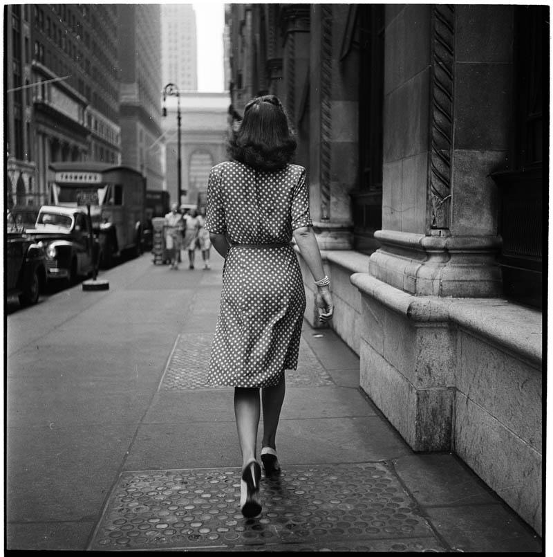 Spacer ulicami Nowego Jorku, 1946 (Fot. Stanley Kubrick)