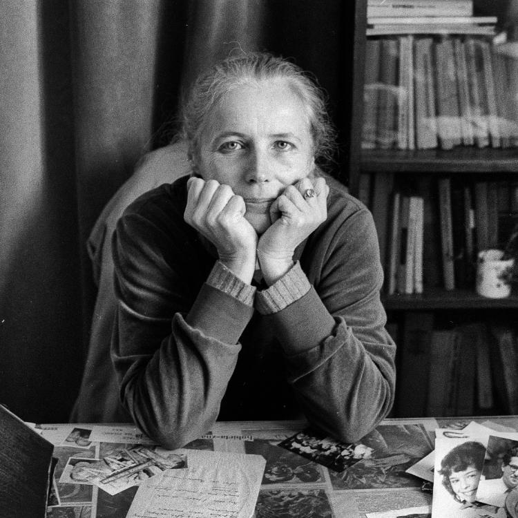 Agnieszka Osiecka w 1986 roku (Fot. Andrzej Świetlik/Forum)