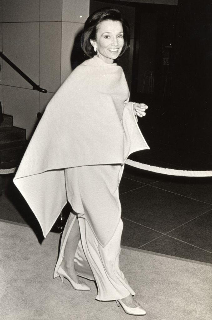 Lee Radziwiłł na pokazie Giorgio Armaniego, 1988 r. (Fot. Ron Galella Collection via Getty Images)