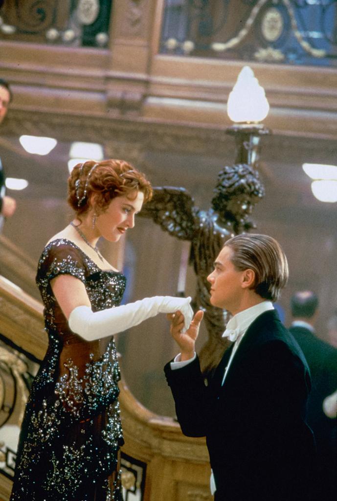 „Titanic” (1997). Z Leonardem DiCapriem. Aktorka ostro walczyła, żeby móc zagrać Rose. (Fot. BEW Photo)