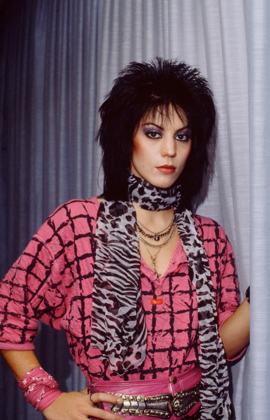 Joan Jett w 1984 roku (Fot. Pete Cronin/Redferns)