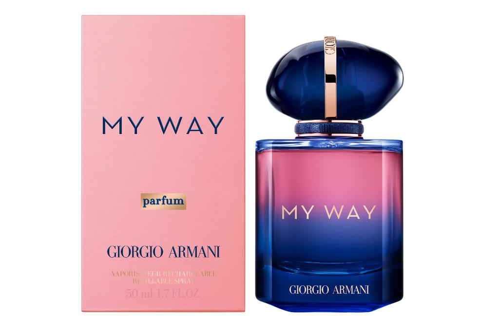 Armani, My Way Perfum, woda perfumowana, 494 zł/50 ml,  (refill 571 zł/100 ml) (dostępne w Douglas i na douglas.pl)