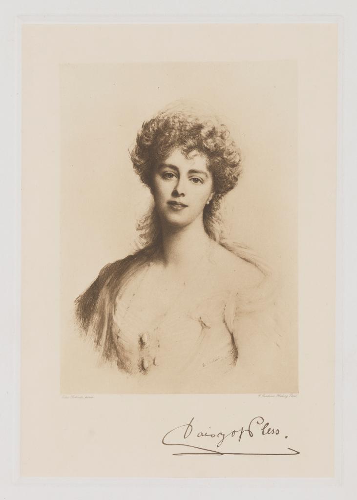 Portret księżnej Daisy, Frederick John Jenkins; Ellis William Roberts, 1902 r. (Fot. National Portrait Gallery London/Forum)