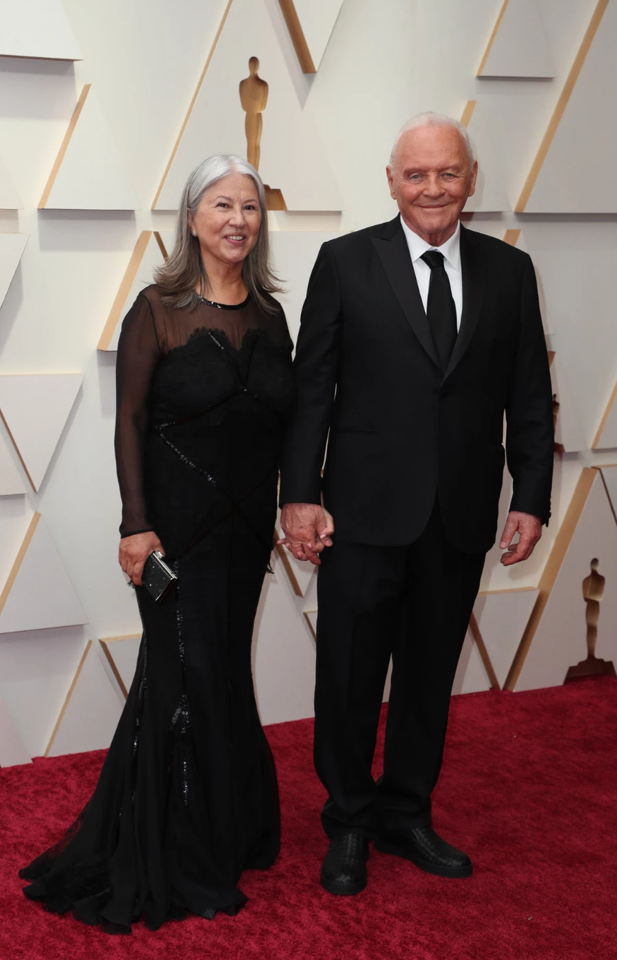 Anthony Hopkins z żoną Stellą Arroyave (Fot. ABC/Getty Images)