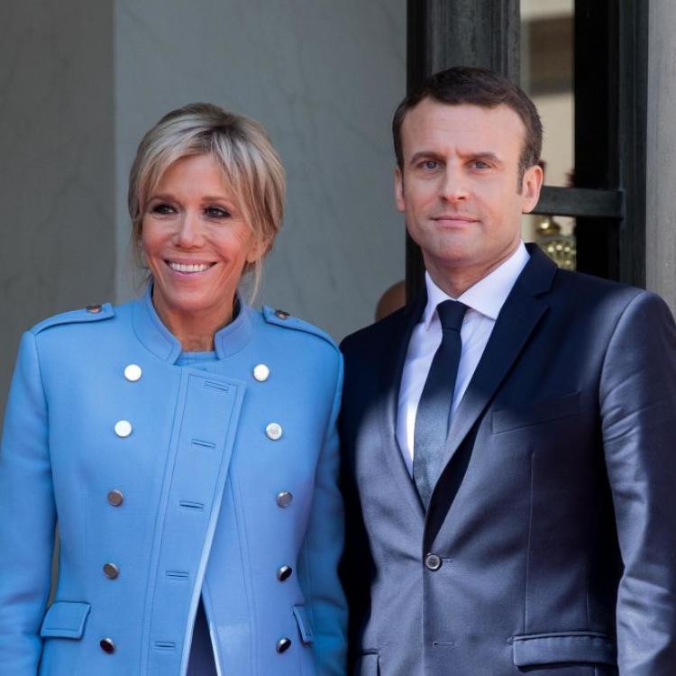 Brigitte i Emmanuel Macron, para prezydencka Francji (Fot. Christophe Morin/IP3/Getty Images)