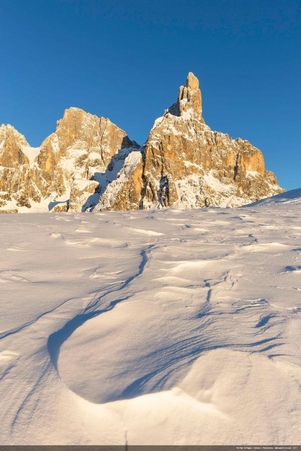 Z dala od zgiełku uczęszczanych tras narciarskich Dolomity wydają się jeszcze piękniejsze.(Fot. Alessandro Gruzza/visittrentino.info)