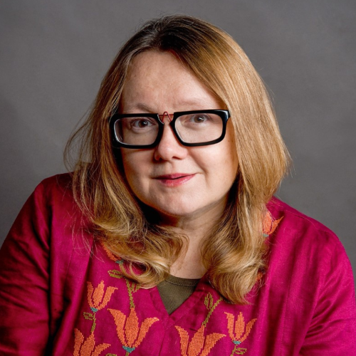 Justyna Bednarek, poetka, pisarka i autorka bestsellerowych książek dla dzieci (Fot. Julia Delbar/materiały prasowe Wydawnictwa Poradnia K)
