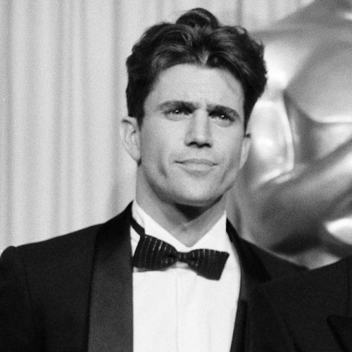 Mel Gibson na gali rozdania Oscarów w 1984 roku (Fot. Bob Riha Jr./Getty Images)