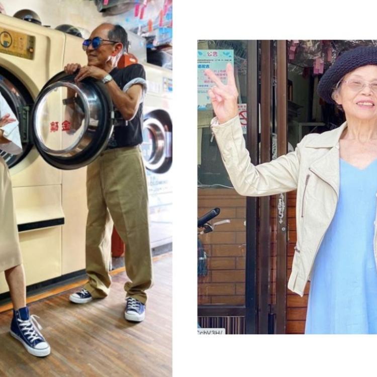 Na zdjęciach Chang Wan-ji i Hsu Sho-er - najbardziej znana para seniorów z Tajwanu. (Fot. montaż ujęć z instagramowego profilu Want Show As Young) 