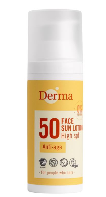 Derma Sun, krem do twarzy SPF 50 Anti-Age, 74,99 zł/50 ml